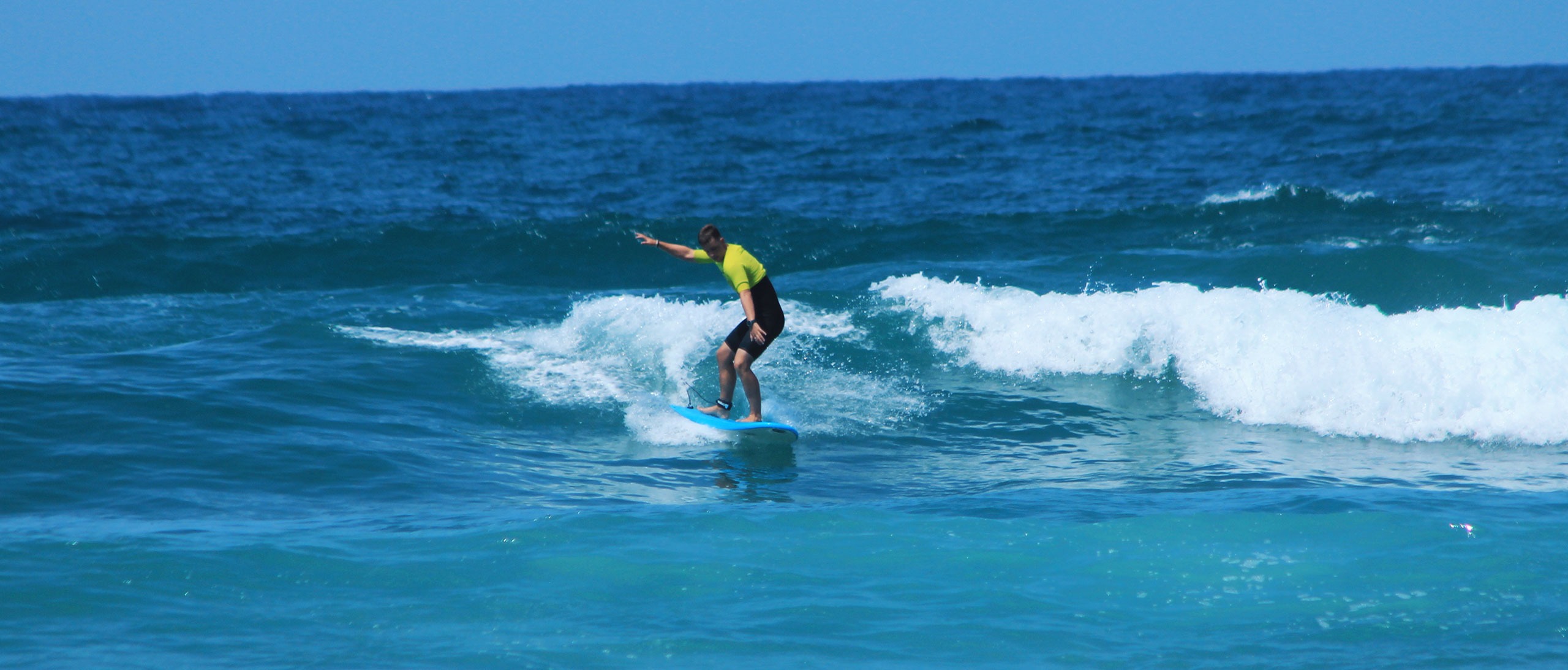 Vague de l'océan Atlantique sur la plage du Penon à Seignosse