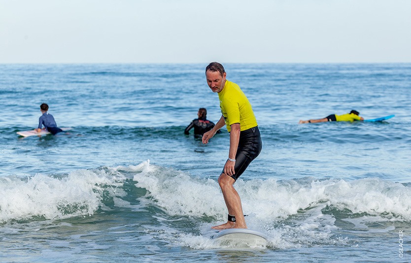 Vagues de Seignosse - école de surf Kiwadu